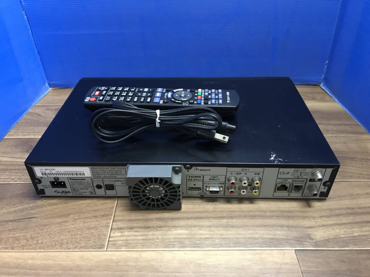  Panasonic s copper HD tuner TZ-WR320P remote control attaching Junk B-6556