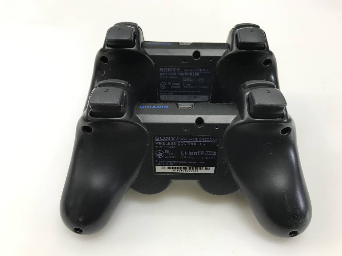 SONY CECHZC2J PS3 контроллер 2 шт работоспособность не проверялась Junk B-6560