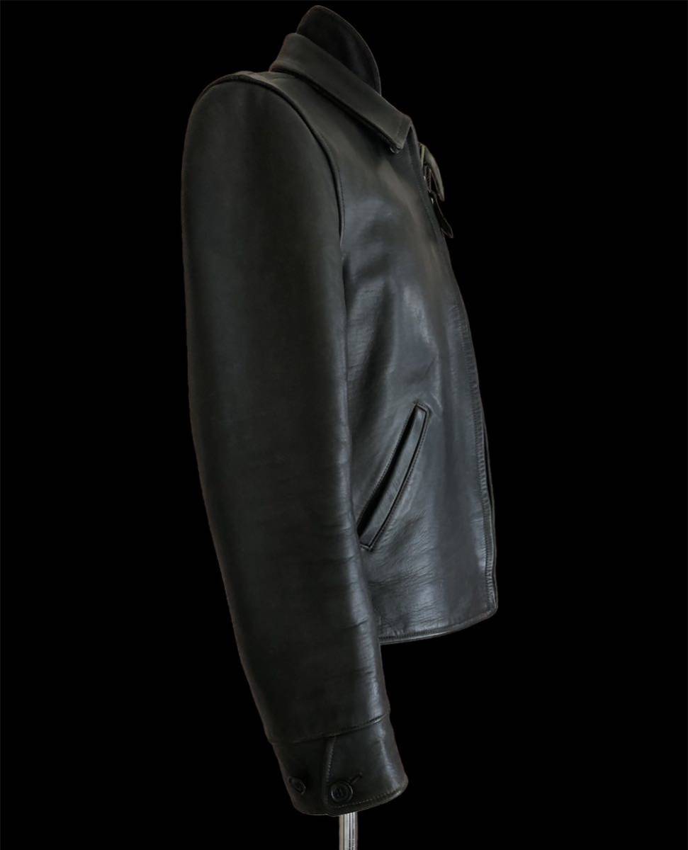 最終値下げ 送料無料 即決 At Last & Co LEATHER COSSACK JACKET