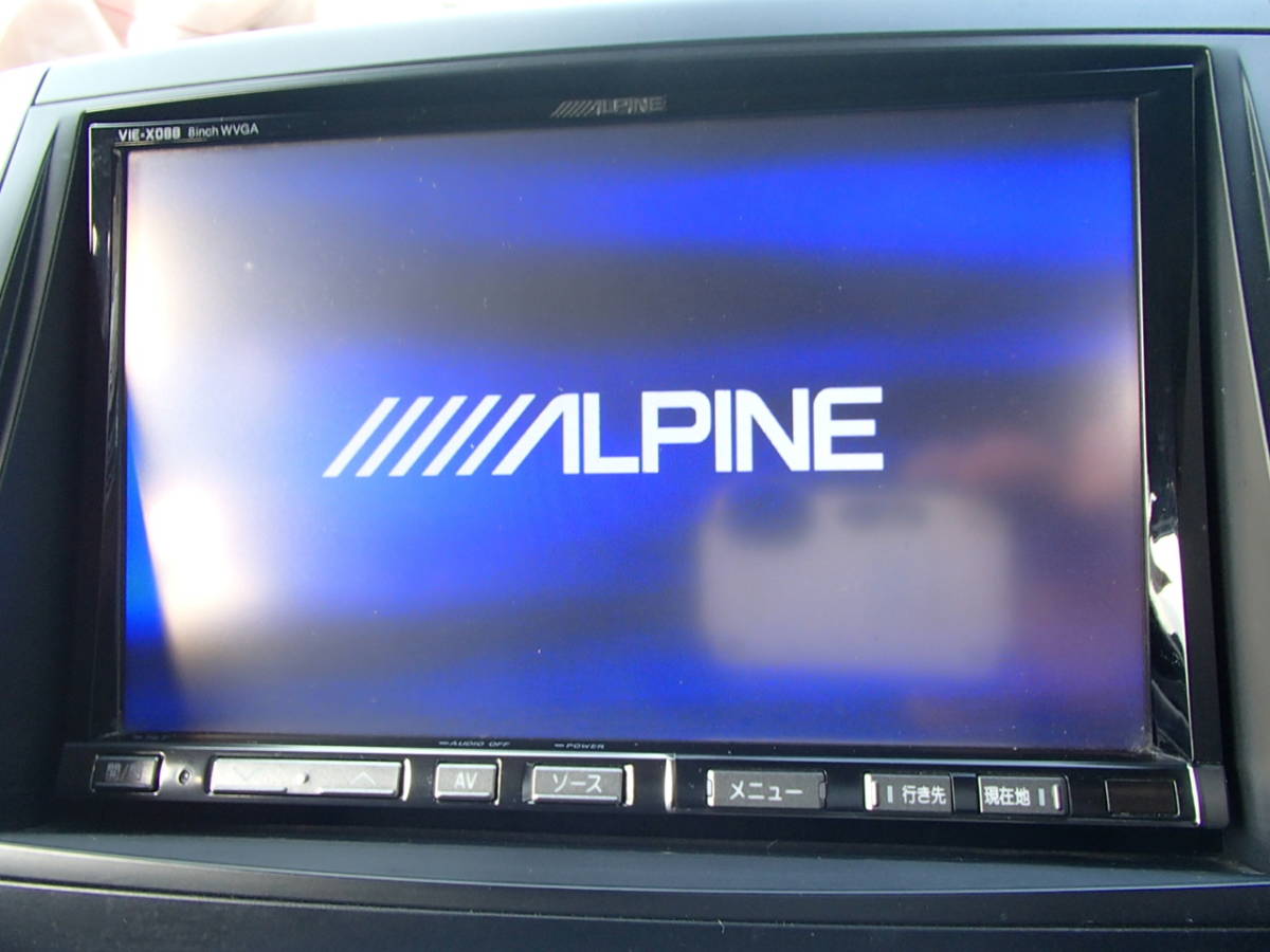 ALPINE VIE-X088 8インチモニター地図データは2010