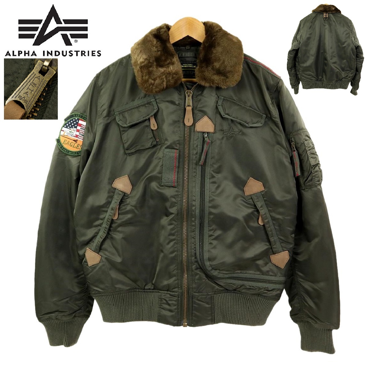 人気アイテム 【S2596】【美品】【ビッグサイズXL】ALPHA INDUSTRIES