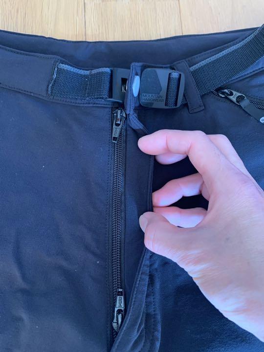 マウンテンハードウエア MOUNTAIN HARDWEAR ダブルドラゴンパンツ OE8756 ケブラー補強 Mサイズ 冬山 暖かいソフトシェル裏起毛 _画像7