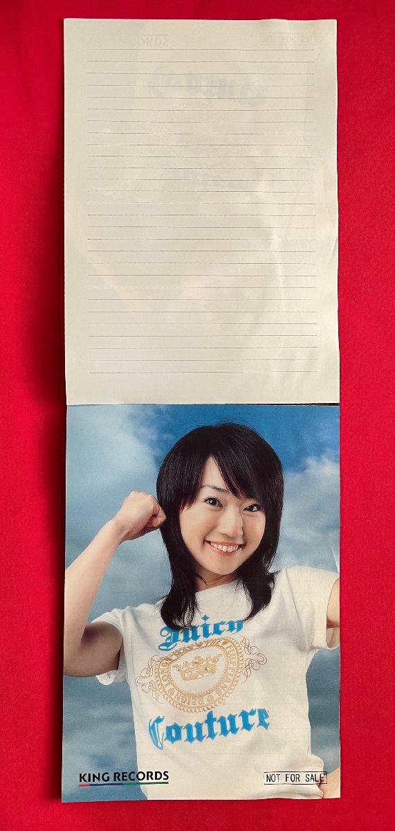 水樹奈々 キングレコード レポート用紙 店頭特典用 非売品 当時モノ 希少　A11869_画像2