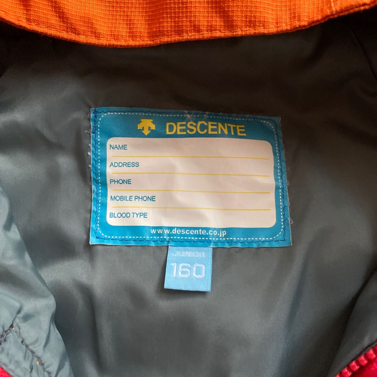 DESCENTE デサント スキーウェア スノーボード オレンジ 160 DESCENTE デサント スキーウェア スノーボード オレンジ 160