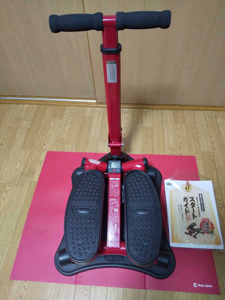 新作販売 ショップジャパン 健康ステッパー ナイスデイ ブラック ND-B1