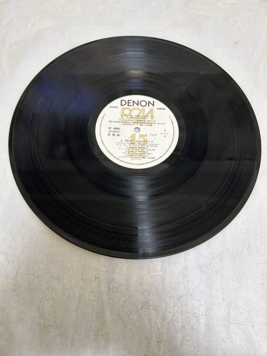 ◎C337◎LP レコード DENON PCM 45rpm/前田憲男 杉本喜代志 玉木宏樹 Japanese raregroove/非売品_画像3