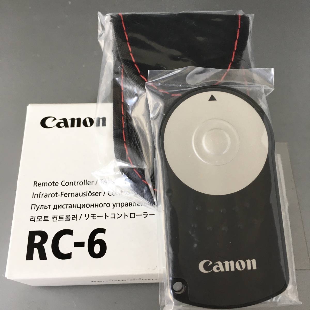 Canon RC-6　キャノン純正 EOS用 リモートコントローラー(赤外線リモコン) 専用ケース・使用説明書付属　【未使用・新品】送料無料