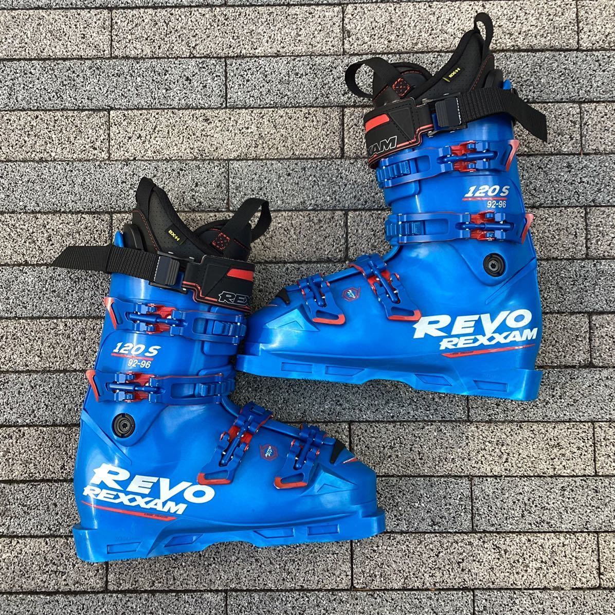 予約販売 2023 REXXAM レグザム R-EVO 120S Sapphire BLUE スキーブーツ レーシング 競技 基礎 