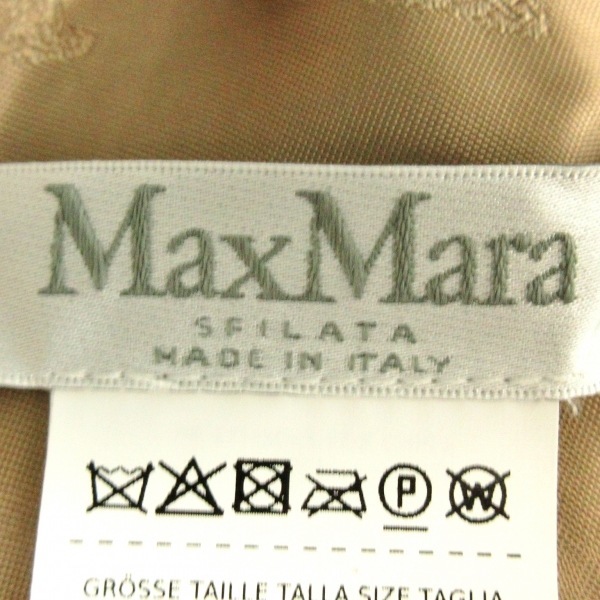 マックスマーラ Max Mara チュニック 12261626 テディベア チュニック ドレス ブラウン(タートルドーブ) レディース 2022AW 美品_画像3