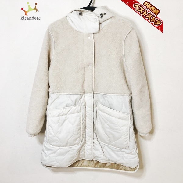 ウールリッチ WOOLRICH ダウンコート サイズS - アイボリー レディース