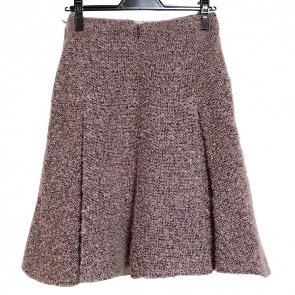 シャネル CHANEL スカート サイズ34 S 49919 - ピンク×黒 レディース