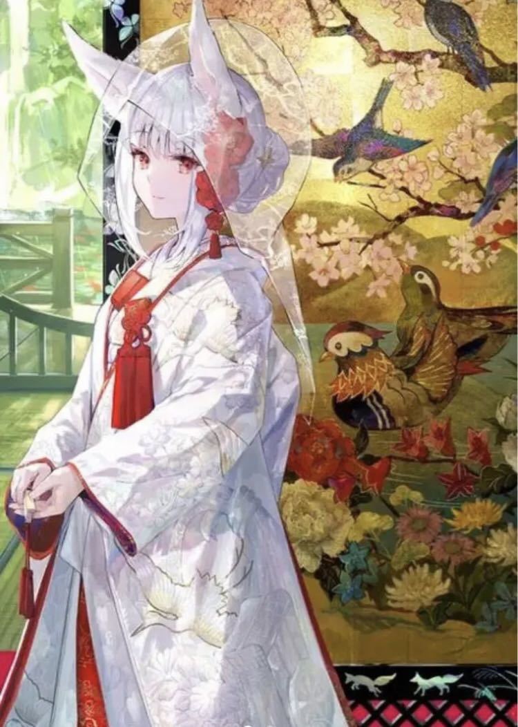 絵師100人展12 藤ちょこ 先生 複製原画 狐の嫁入り コレクション、趣味