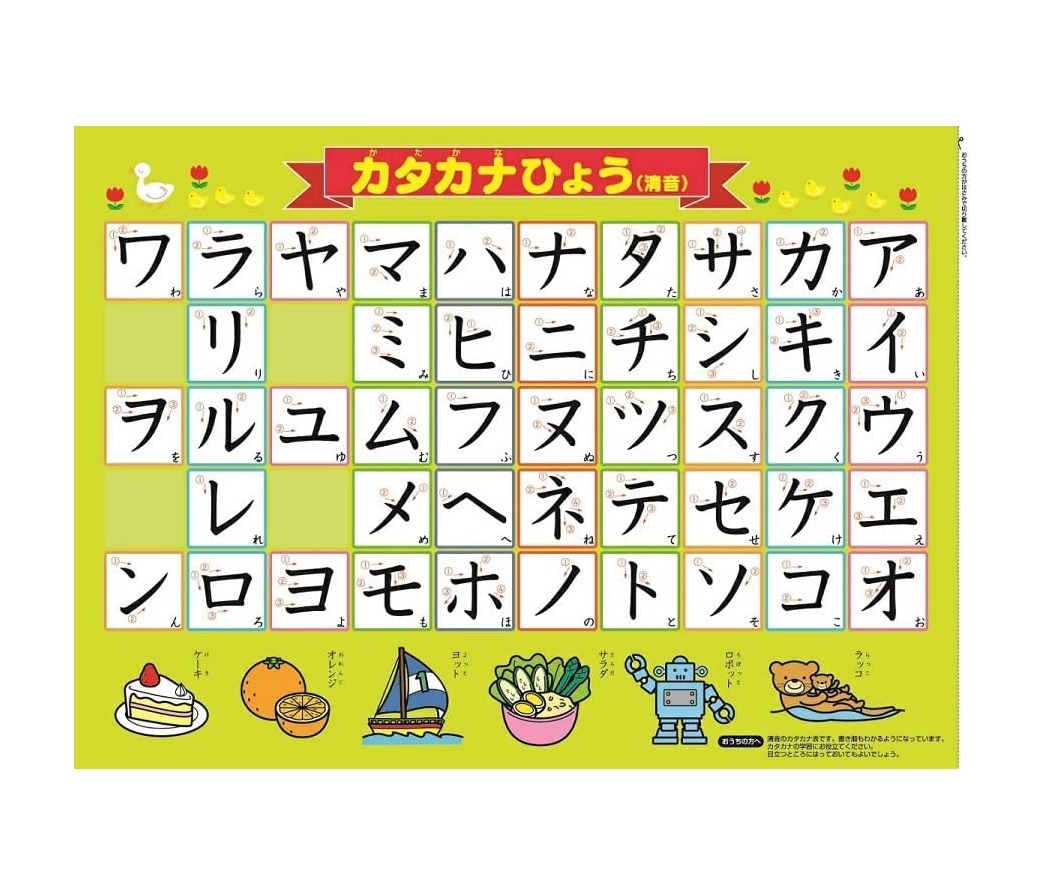 [ prompt decision ]#.... Note # katakana / Gakken / child ability development series / could do seal & katakana table attaching //N025-66