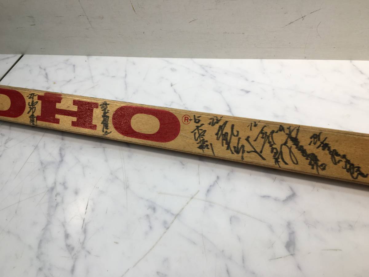 KOHO アイスホッケー スティック 王子製紙/OJI 王子イーグルス サイン入り スティック HOCKEYの画像3