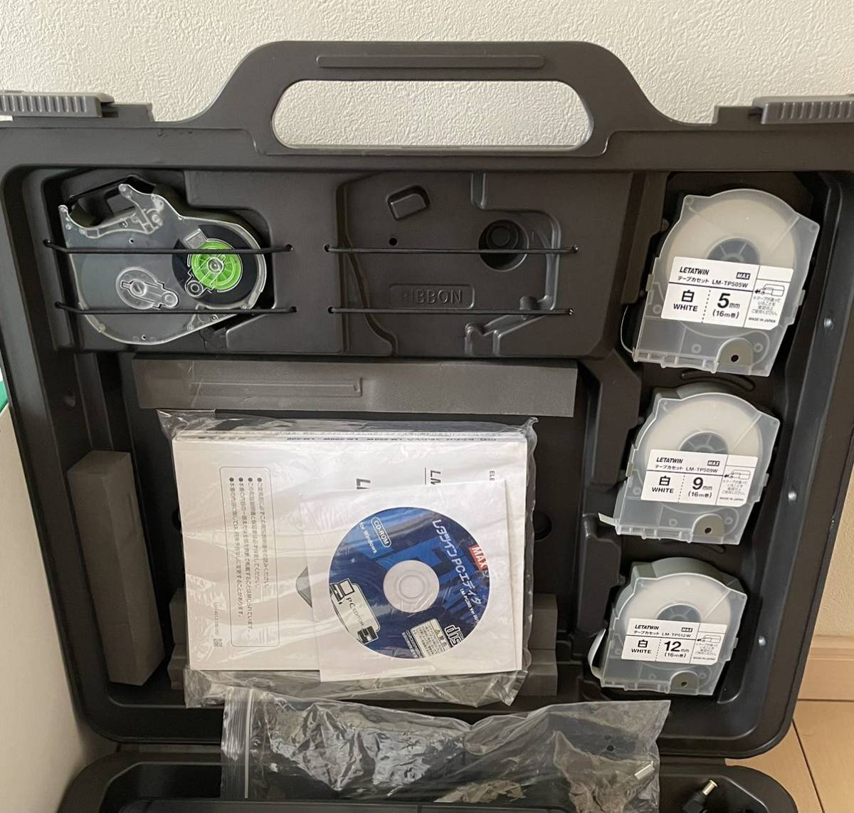 使用小美品】マックスMAX レタツイン 本体 LM-550W チューブマーカー