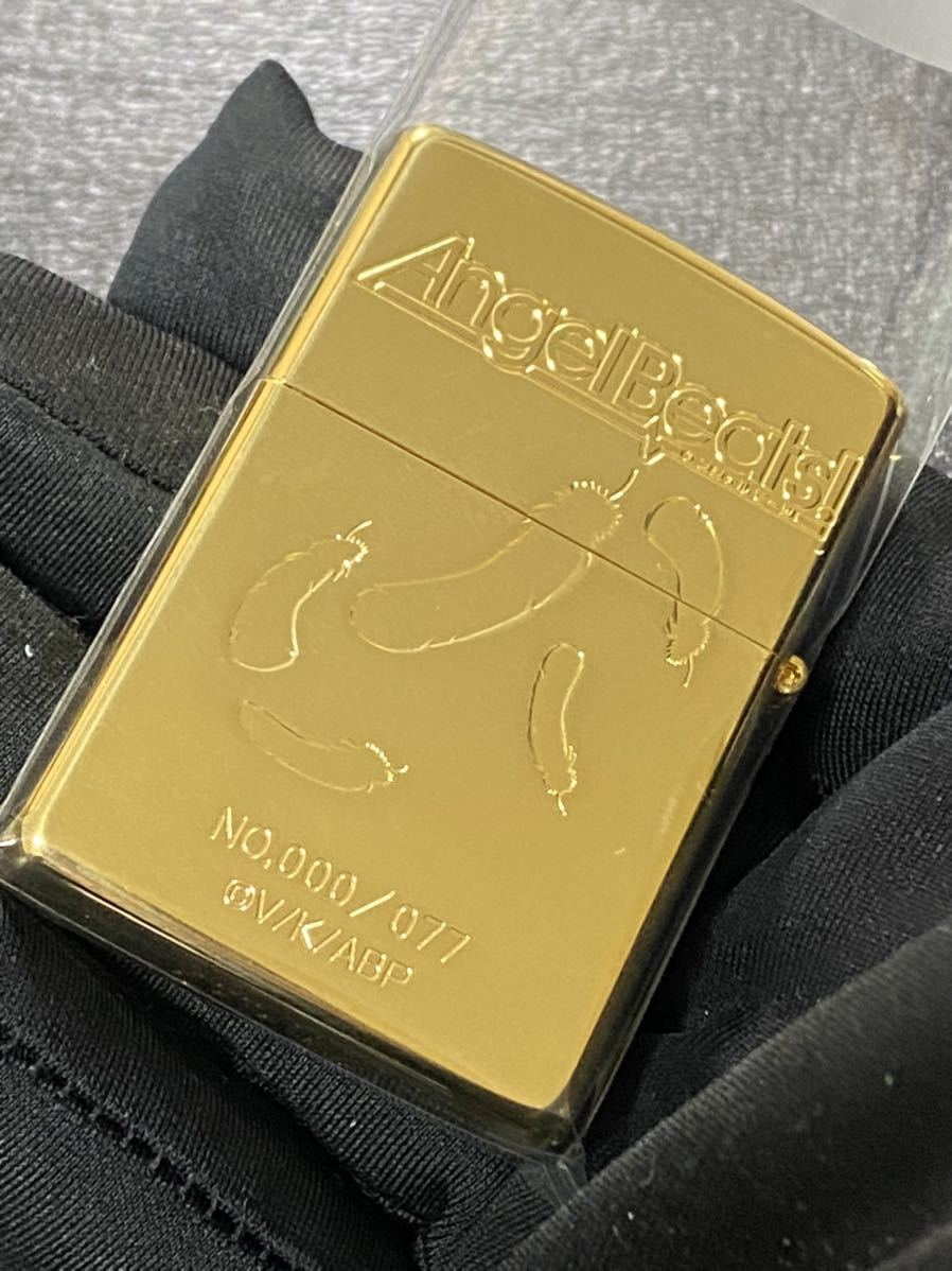 zippo エンジェルビーツ ゴールド 限定77個 GOLD 限定品 希少モデル
