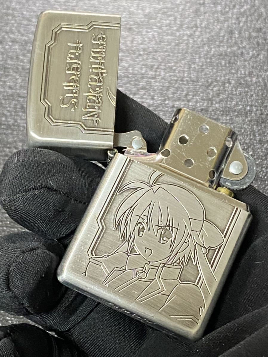 ZIPPO 魔法少女リリカルなのは 限定品 希少モデル 2008年製 スバル ナカジマ シリアルナンバー NO.0817 専用ケース 保証書付き