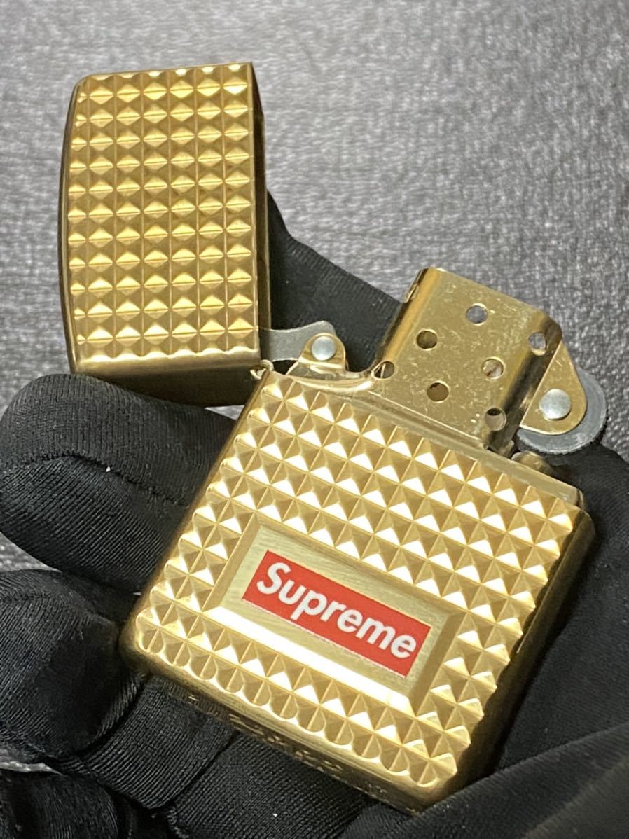 トップ zippo 希少品 supreme armor GOLD ゴールド Diamond 2017年製