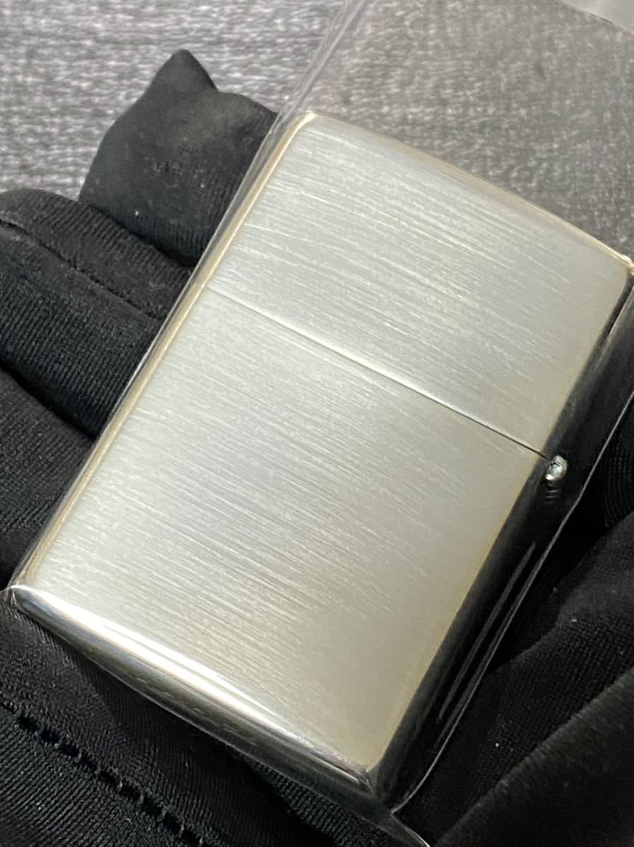 zippo ピース シルバー刻印 限定品 希少モデル 2015年製 Peace シルバーインナー 2015年製 専用ケース 保証書付き