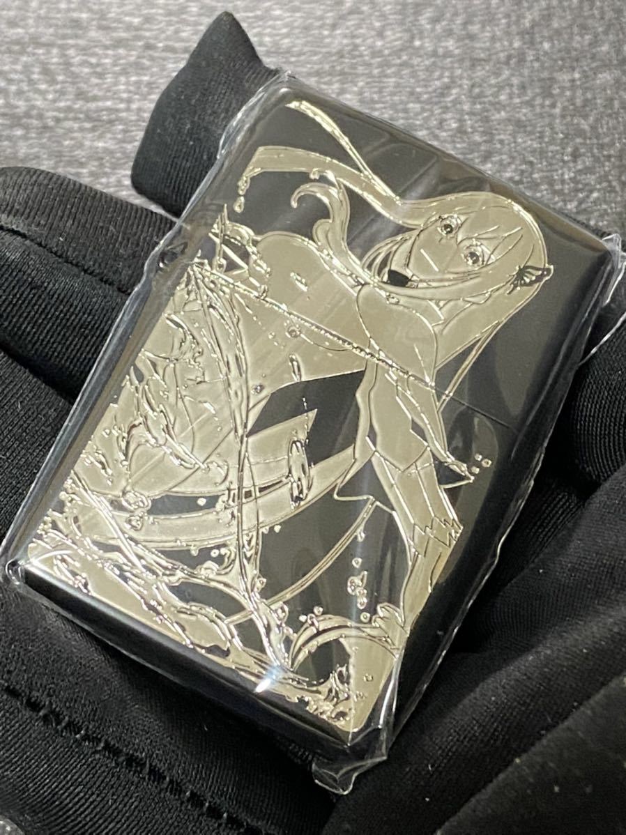 zippo RE.ゼロから始まる異世界生活 エキドナ シルバー刻印 希少モデル 2021年製 リゼロ 両面加工 ケース 保証書付き_画像2