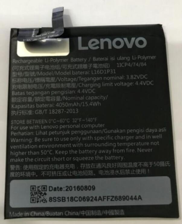 翌日発送！純正新品 Lenovo/ Phab 2 pro PB2-690M L16D1P31 交換内蔵バッテリー 電池パック 交換修理工具付き_画像1