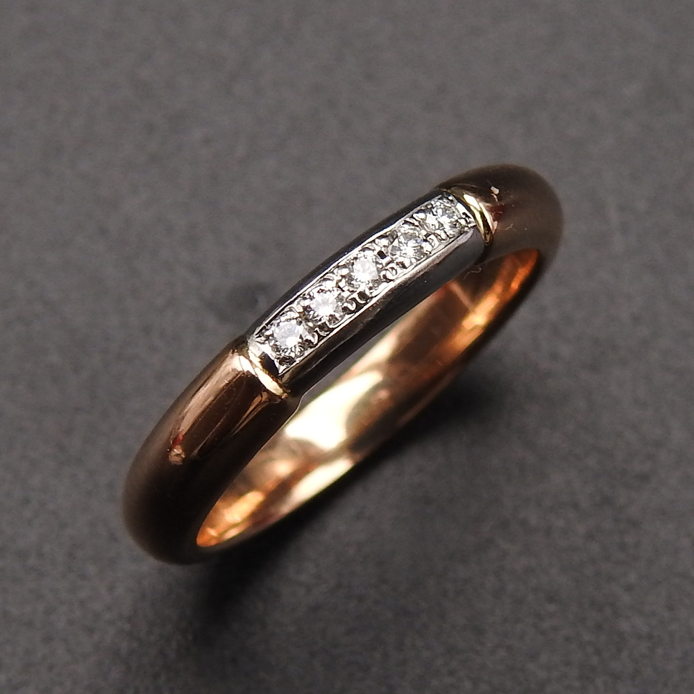 逆輸入 タサキ 【正規品】 TASAKI レディース 9号 リング 0.04ct FD