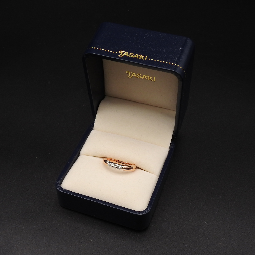 正規品】 タサキ TASAKI 田崎 K18PG ピンクゴールド Pt900 プラチナ