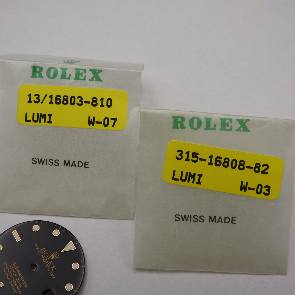 【正規品】ROLEX 純正 文字盤/針/ベゼル オイスター パーペチュアル サブマリーナー デイト 現状渡し 現品 パーツ ヴィンテージ 　_画像9