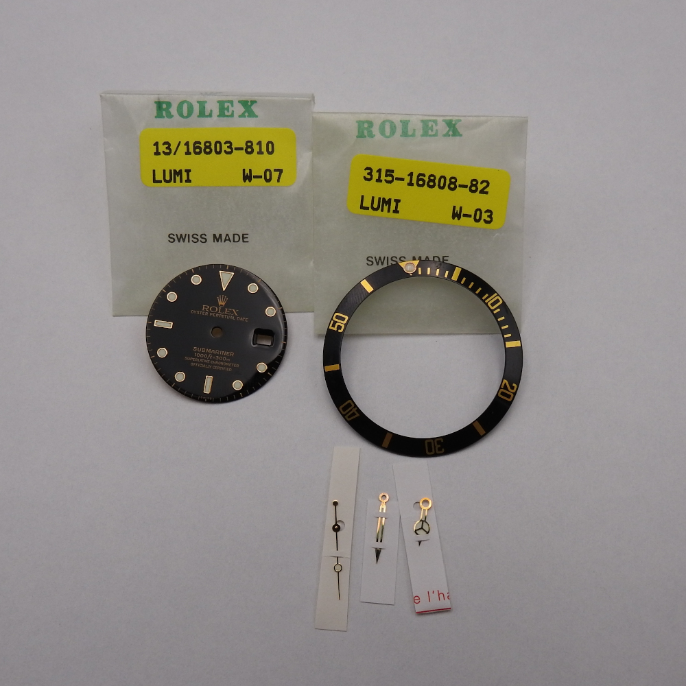 [ regular goods ]ROLEX original face / needle / bezel oyster Perpetual Submarine - Date present condition delivery reality goods parts Vintage 
