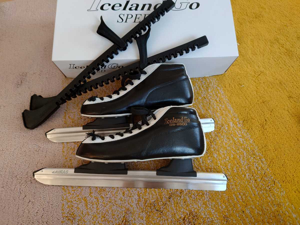 スピードスケート 靴 ICELAND 26.0ｃｍ カバー・箱あり 研磨済 一度のみ使用の画像1