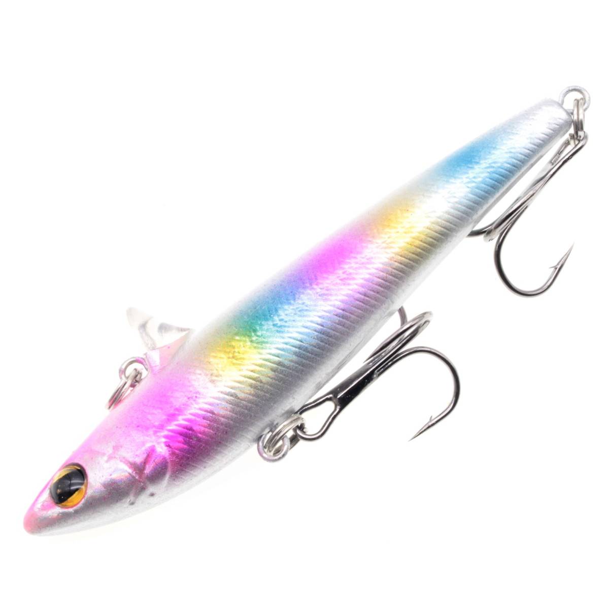 【送料無料】ローリングベイト風 ルアー コットンキャンディ 77mm 14.6g ヘビーウェイト バイブレーション 2個セット シーバスルアー