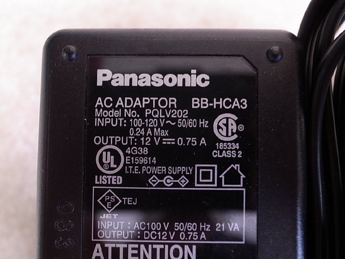 複数個出品★Panasonic/パナソニック PQLV202 ネットワークカメラ用 電源アダプター【保証付/即日出荷/当日引取可/大阪発】_画像2