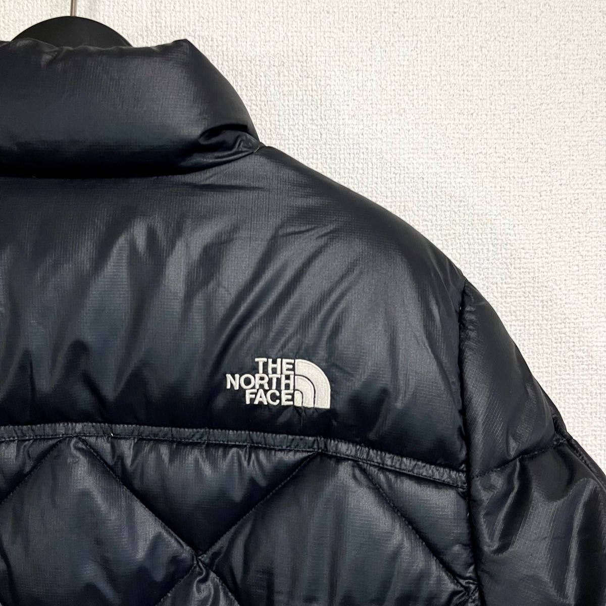 美品人気 ノースフェイス ダウンジャケット 600フィル レディースL ブラック THE NORTH FACE キルティング 黒