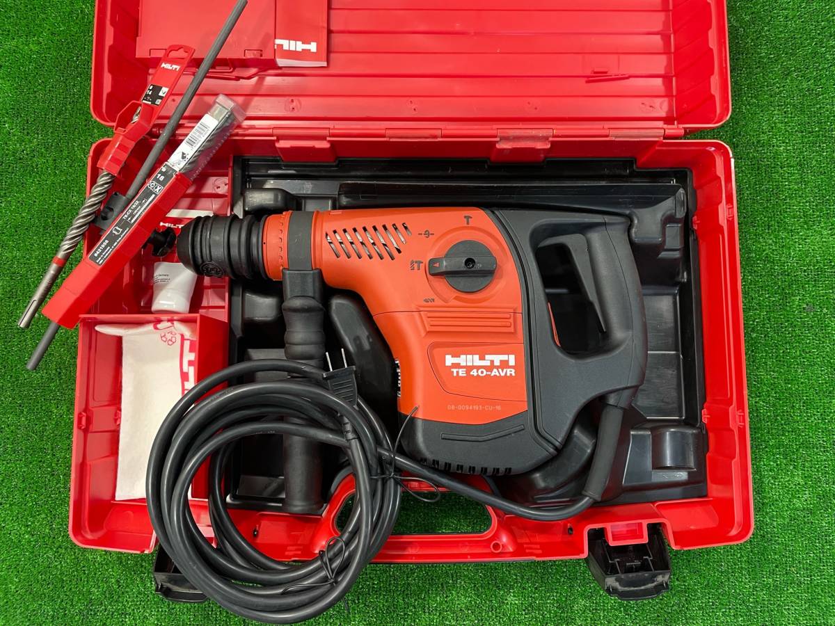 未使用展示品【HILTI ヒルティ】 コンビハンマードリル TE40-AVR 100V