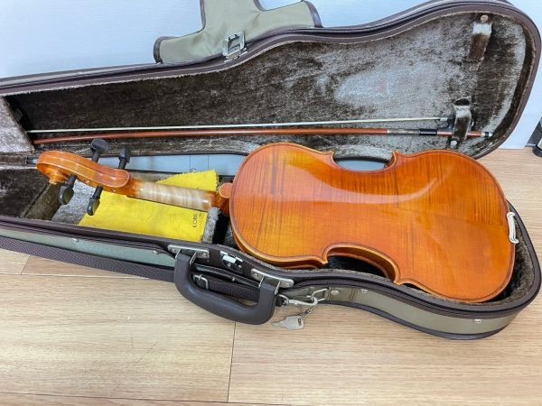 T216-K41-244 Josef Lorenz ヨゼフ・ロレンツ ヴァイオリン バイオリン model 1201A 1998 弓/ハードケース付き③の画像5