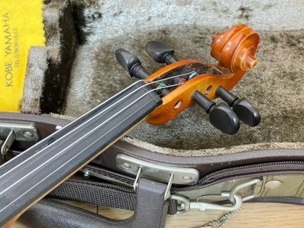 T216-K41-244 Josef Lorenz ヨゼフ・ロレンツ ヴァイオリン バイオリン model 1201A 1998 弓/ハードケース付き③の画像4