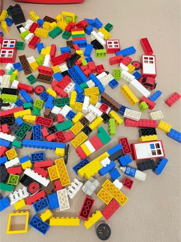 T205-K36-601 LEGO/レゴ ミニカー トミカ ホビー大量まとめセット ケース付き 楽しいどうぶつえん 赤いバケツ 3才から③の画像7