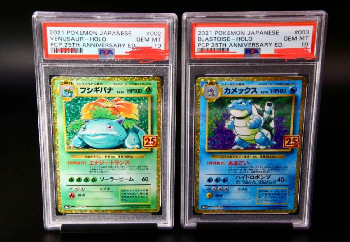 ポケモンカード PSA10 ポケモン カメックス フシギバナ 25th 25周年