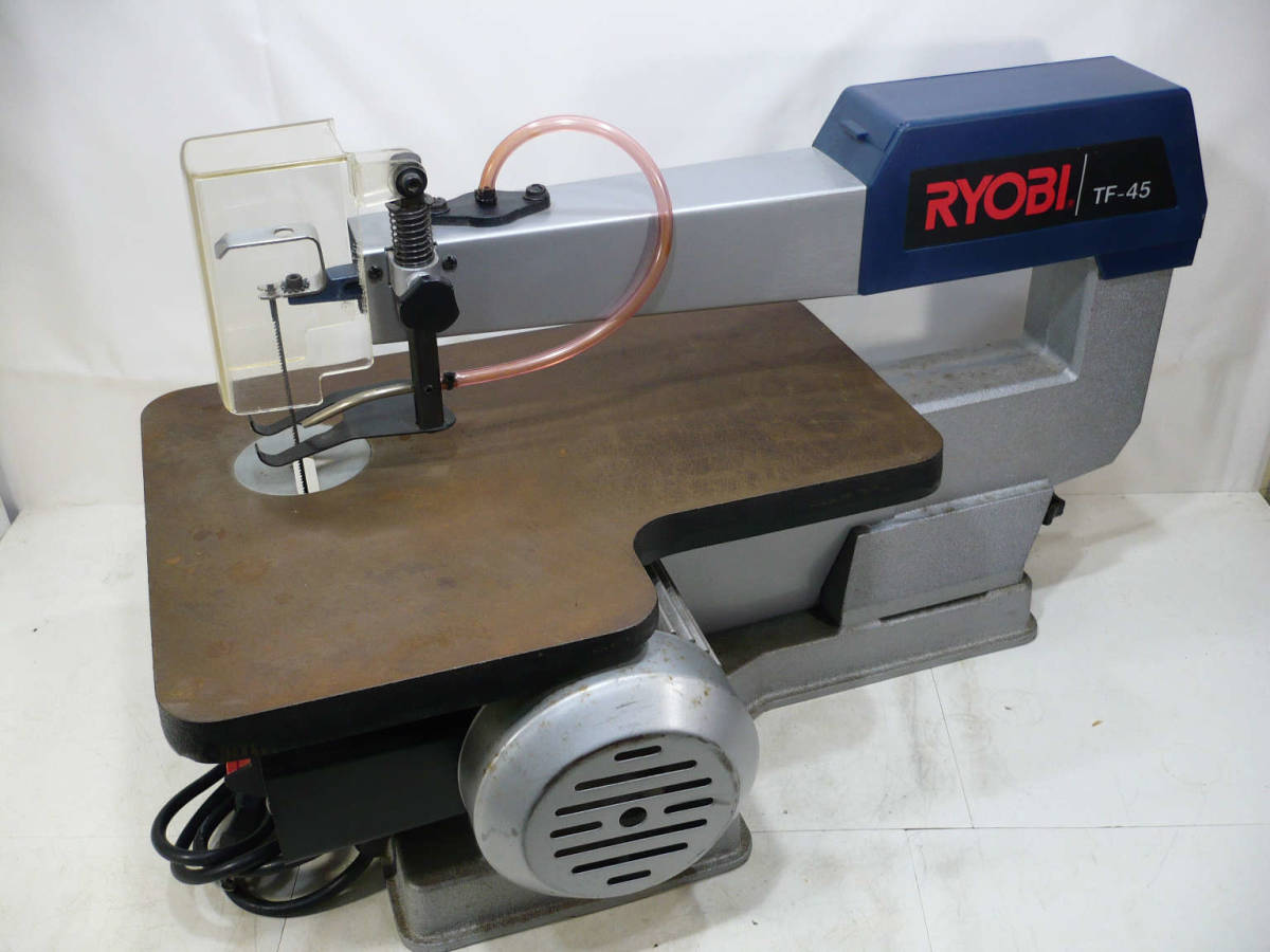 喜ばれる誕生日プレゼント ★中古品★RYOBI リョービ 卓上糸ノコ盤 TF-45 北海道 札幌市 糸のこ盤 喜ばれる誕生日プレゼント ★中古品★RYOBI リョービ 卓上糸ノコ盤 TF-45 北海道 札幌市 糸のこ盤