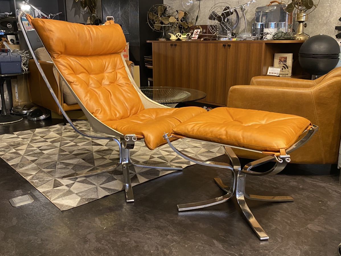 Yahoo!オークション - Falcon Chair+ottoman/ファルコンチェア+ Yahoo!オークション - Falcon Chair+ottoman/ファルコンチェア+
