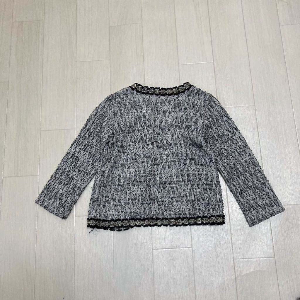 ZARA ザラ キッズ 女の子 入学式 卒業式 入園式 フォーマル アンサンブル ジャケット ツイード 122cm_画像4