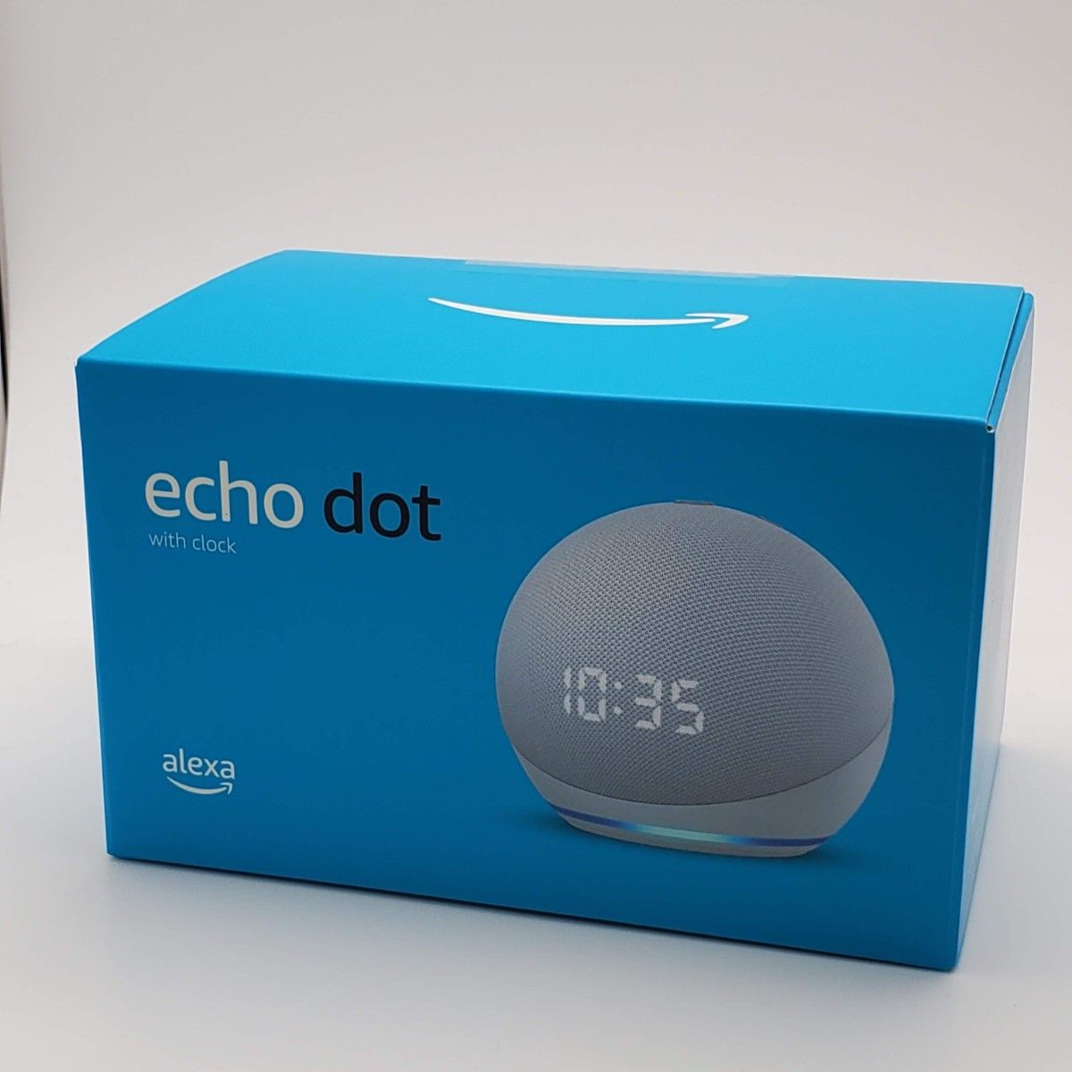Echo Dot with clock 第4世代 時計付きスマートスピーカー with Alexa グレーシャーホワイト｜PayPayフリマ