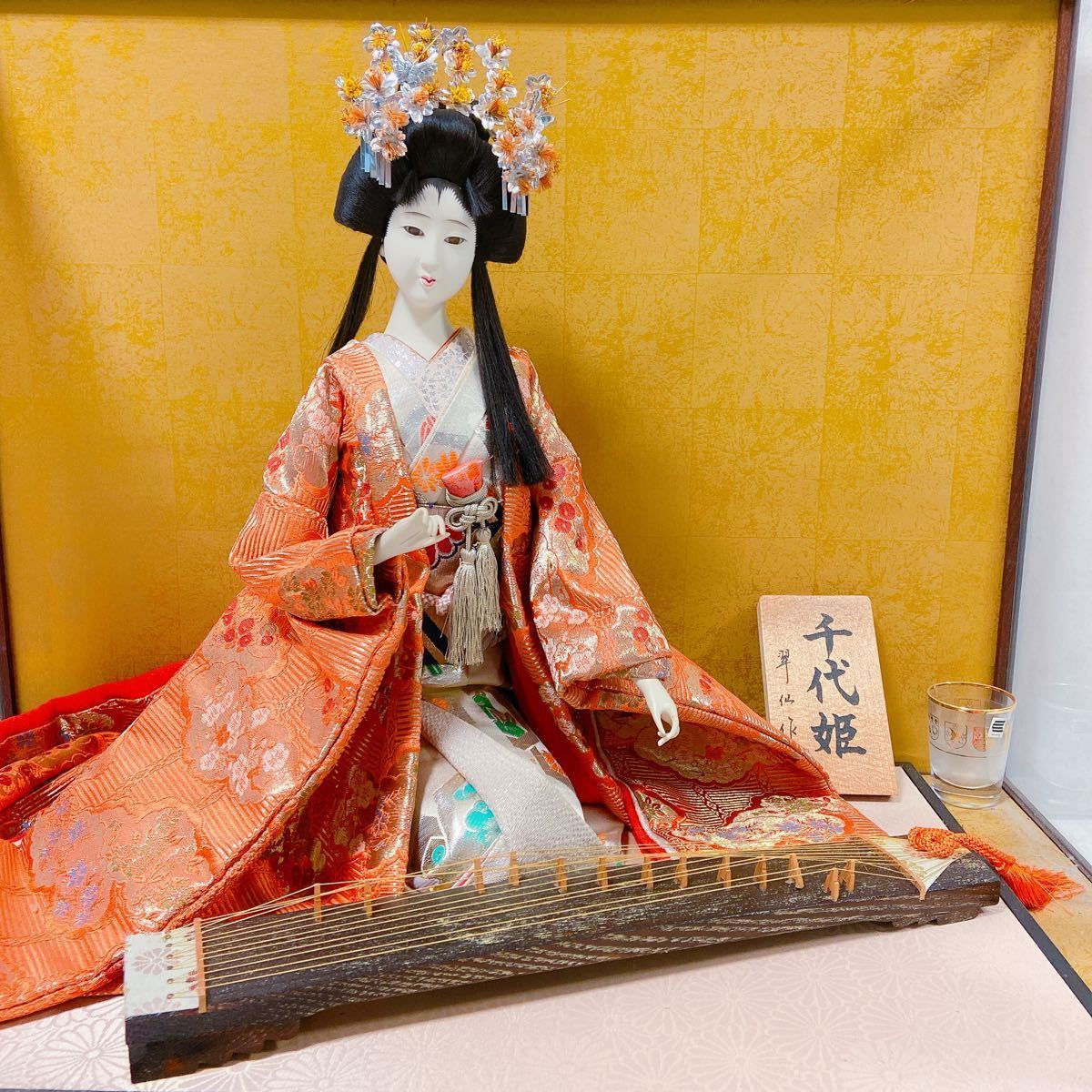 短納期対応 日本人形 翠仙作 扇賀 ガラスケース有/無対応します 日本
