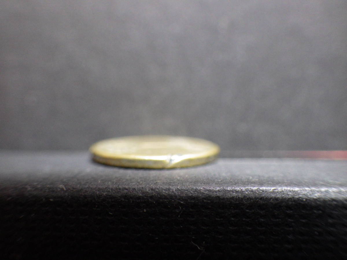 シリア１９４１年１ピアストル黄銅貨 直径約17.1ｍｍ重量約2.75ｇ 古い外国コインの画像5