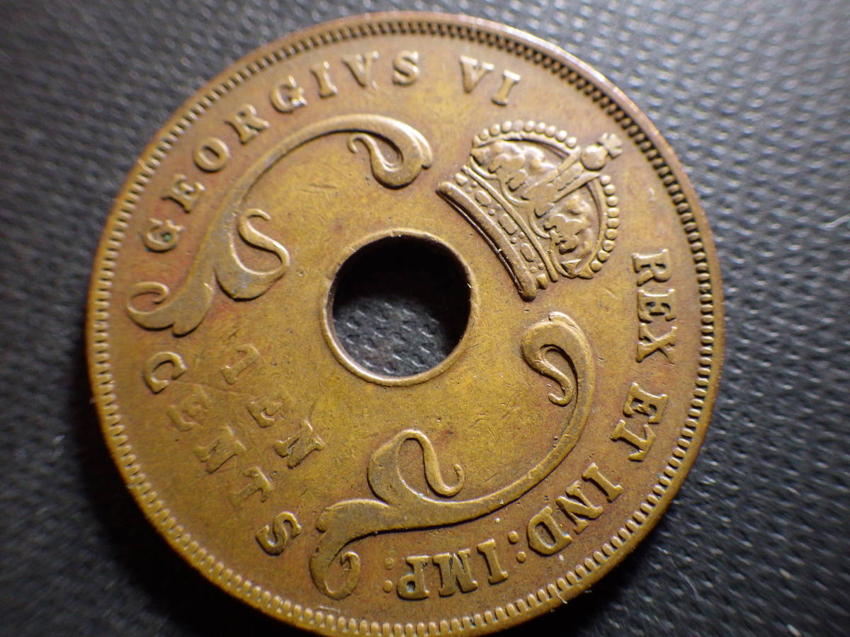 英領東アフリカ１９４２年 １０セント銅貨 直径約30.95ｍｍ重量約9.19ｇ 外国コイン 直径約ｍｍ重量約ｇ 外国コインの画像4