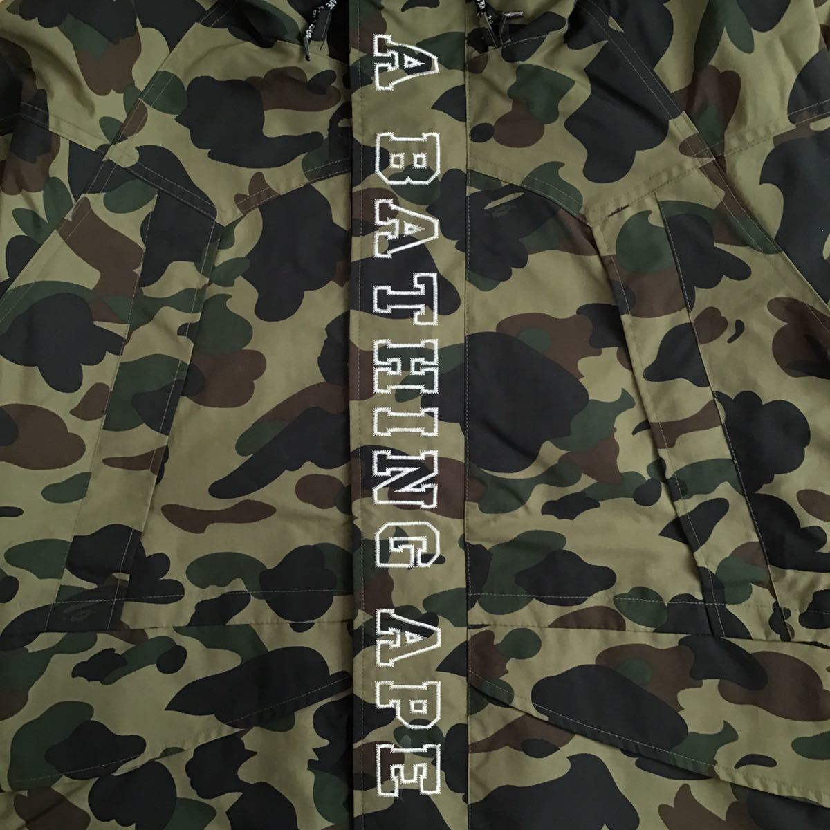 お気にいる ape bathing a Mサイズ スノボジャケット green camo 1st