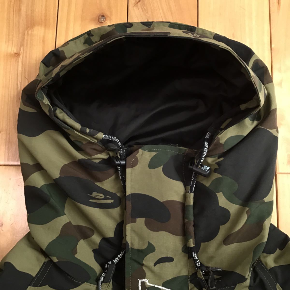 お気にいる ape bathing a Mサイズ スノボジャケット green camo 1st