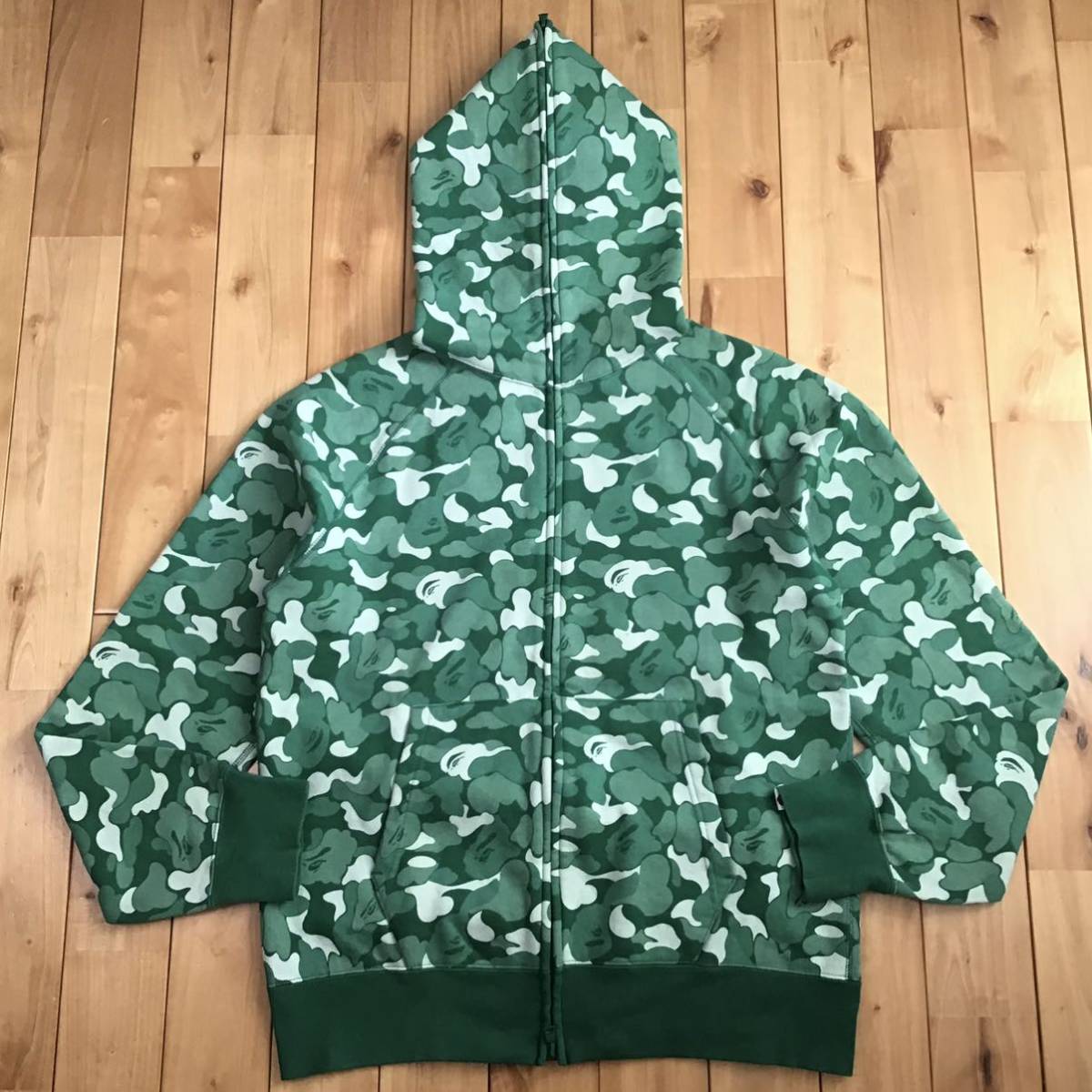 ★非売品★ BAPE カード会員限定 カラーカモ パーカー Lサイズ a bathing ape BAPE camo full zip hoodie エイプ ベイプ 迷彩 nigo i805