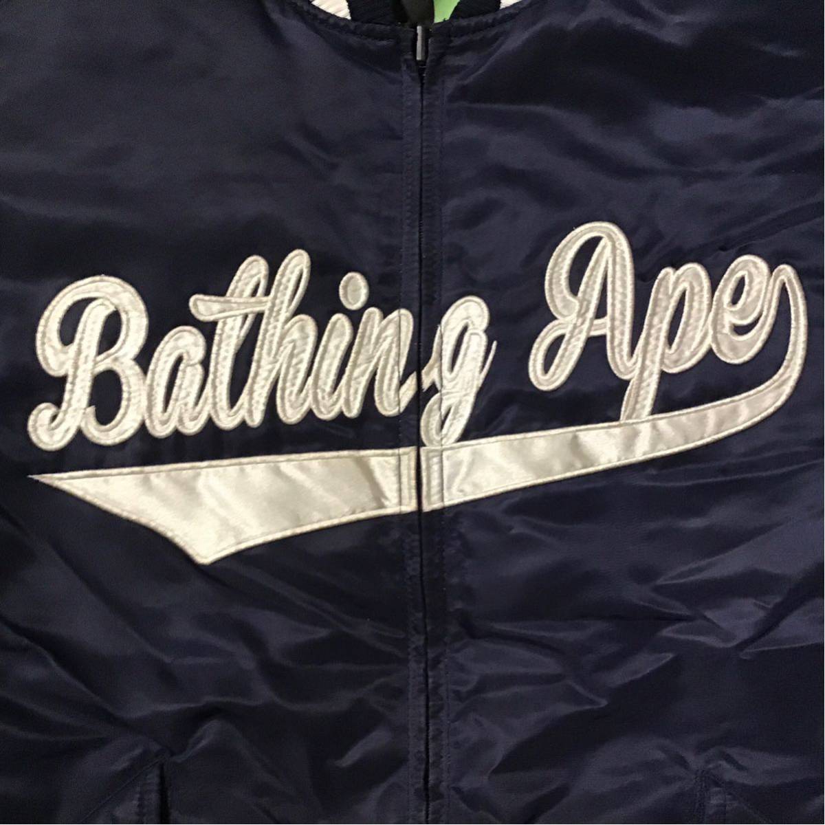 * reversible * MA-1 down jacket XL size a bathing ape BAPE camo down jacket Ape Bape A Bathing Ape camouflage m89