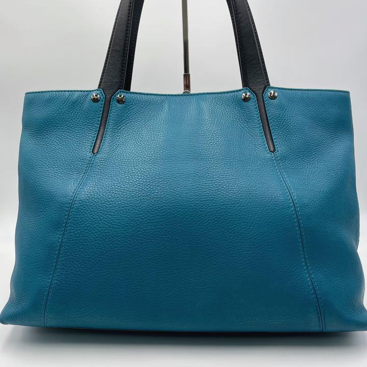 1円 美品 ブルガリ 【幻の逸品】 BVLGARI メンズ オクト トートバッグ